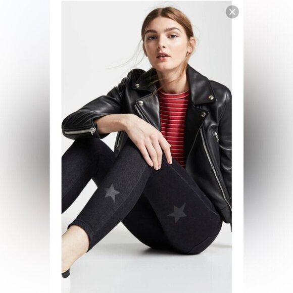 CURRENT/ELLIOTT High Waist Stiletto Vineland Star Black Skinny Jeans Size 28 - Picture 3 of 14